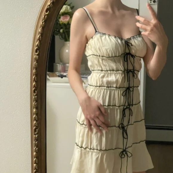 mirror palais ruffle tunnel dress mini - Picture 7 of 8